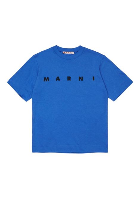 T-shirt con logo MARNI KIDS | M002MV M00RF0M856